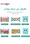 Educational Hammering Toys Sensory Fishing Games Xylophone Shape Sorter Busy Toy 10 in 1 Hexahedron - 8