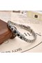 20cm New Hand-woven Trend Black Diamond Fashion Style Personality Men's Geometric Chain All-match Ac - 2