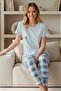 100% Cotton Modal Combed Cotton Women's Pajama Set – Soft Textured, Breathable, Comfortable Home Wear Set - 3