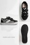 Unisex Children's Canvas Shoes Double Velcro Non-Slip Sole Sneaker Baby School Shoes - 3
