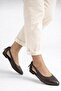 Brown Open-Side Bow Women's Ballerina Classic Stylish Daily Lightweight Sandals - 2