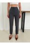 Women's Slim Fit Zr High Waist Pencil Small Size Fabric Pants - 3