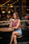 Sleeveless Cotton V-Neck Pleated Blouse - 3