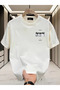 Unisex Confused Dağ Printed Oversized Crew Neck 100% Cotton T-Shirt - 2