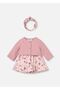Baby Girl 3-Piece Bandana Dress Set Dusty Rose 1821