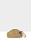 Cream Women's Scholarship Pleated Straw Bag M000008725 - 3