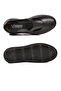 Black genuine leather women's casual shoes - 5