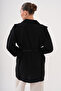 Modal Woven Shirt with Hidden Placket and Waist Belt - 8