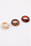 Set of 3 Resin Rings 351 - 2