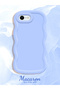 Simple Blue Silicone Phone Case Compatible with iPhone 6S Plus Shock Resistant