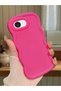 iPhone 17E Compatible Shockproof Simple Red Silicone Phone Case