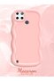 Realme C25Y Compatible Shockproof Simple Pink Silicone Phone Case - 2