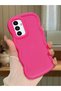 Simple Red Silicone Phone Case Compatible with Samsung Galaxy A04S Shockproof - 2