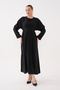 Pins and Sewn Gold Accessories Modal Woven Dress - 6