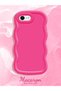 Simple Red Silicone Phone Case Compatible with iPhone 6 Plus Shockproof