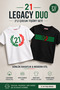 21 Legacy Duo – Set of 2 Kids' T-Shirts