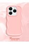 Simple Pink Silicone Phone Case Compatible with Tecno Spark 20 Pro Shockproof - 2