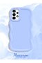 Samsung Galaxy A13 4g Compatible Simple Blue Silicone Phone Case Shockproof - 2
