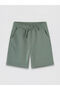 Khaki elastic waist and lace-up boy shorts 2-pack - 2