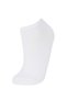 E9985Axkr1 Multi-Colored Women's 7-Piece Cotton Booties Socks - 7