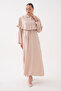 Modal Woven Dress with Cape Detail - 6