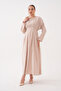 Pins and Sewn Gold Accessories Modal Woven Dress