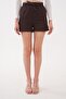 Women's Elastic Waist Linen Shorts with Pockets 260416 - 260004 - 3