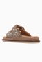 Woman stone detailed daily slipper 26y 26y225 beige - 3