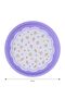 Flower Printed Metal Tray - 34 cm - 4