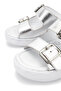 Children's Genuine Leather Gray Flat Slippers - 4