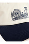 Color Contrast Embroidered Cap Hat - 4