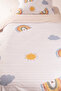 Arc-En-Ciel Children's Bedding Set 100% Cotton (Fitted Sheet - Duvet Cover - Pillowcase) - 5