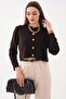 Women's Baby Collar Button Closure Knitwear Knitted Cardigan 260535 - 265280 - 4