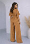 Women's Aerobin Fabric Kimono Pants Set - Belted Double Set - 2