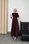 Quenn Model Coupra Model Fabric Belt Detailed Dress - 5