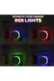 Bluetooth Karaoke Speaker with 2 Mics & LED Lights - 4