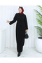 Knitted Detailed Waist-Tie Long Knitwear Dress - 3