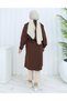 Double Buttoned Trench Coat with Belt Detail - 7