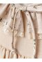 Muslin Fabric Ruffle Collar Baby Dress - 4