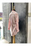 Oversize Striped Long Women's Shirt - 2