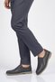 Navy Blue Beige Genuine Leather Men's Casual Shoes 329 m