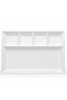 White Rectangular Melamine 5 Portion Serving Plate
