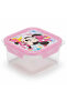 Square Food Storage Container – 290 ml Plastic Box with Mickey Mouse Design for Kid