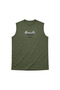 Men's Large Size Khaki Zero Sleeve Fresh T-Shirt 3Xl-4Xl-5Xl-6Xl - 4