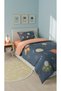 Universium Children's Bedding Set 100% Cotton (Fitted Sheet - Duvet Cover - Pillowcase)