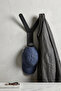 Decorative Y Design Adhesive Black Wall Hanger - Multi-Purpose Towel, Coat Hanger for Bathroom and Hallway - 2