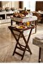 Tray Stand Foldable, Pinewood, Light Duty - 3