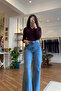 Dark Blue Straight Lycra Jean - 8