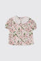 Liberty Fabric Baby Girl Collared Pink Shirt