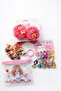 Girl's Accessory Set |   Plush Buckle, Mini Latch Buckle, Keychain and Transparent Bag Set